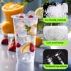 [100 SETS] 32 oz Cups with lids, Plastic cups with lids and straws, iced coffee cup, suitable for takeout iced coffee cold drinks, smoothies, juices, parfaits, Frappuccinos, and milkshakes. view 3