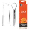 2-Pack Tongue Scaper for Kids and Adults, Reduce Bad Breath, Metal Tongue Scraper, Tongue Cleaner, Tongue Scraper, Tongue Cleaner for Kids and Adults view 1