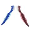 COLLBATH 2Pcs Double Sided Denture Brush Set for Effective Cleaning Portable Denture Toothbrush Soft Bristles for Elderly Care for Travel and Daily Use view 1