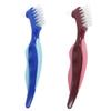 CALLARON 2Pcs Double-Sided Denture Cleaning Brush Set Soft Bristles for Effective Denture Care Suitable for Adults and Seniors Includes Gum Toothbrush for Braces view 1
