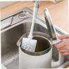 OUNONA Long Handle Bottle Cleaning Brush Multipurpose Kitchen Tool for Bottles and Glassware Durable for Complete Scrubbing Space Saving Design with Hanging view 4