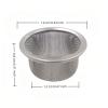 10 Pack Crystal Pipe Filter Caps - 16mm Reusable 304 Stainless Steel Mesh Screen Covers | Airflow Optimized Accessories for Pipe Maintenance & Protection view 2