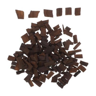 HOMOBABE 1Pack Heavy Toast Oak Chips for Wine Making Enhance Flavor Aroma Homemade Wine Brewing Supplies for Whiskey Aging Wine Brewing