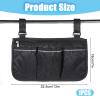 YBEATY Walker Bag Basket with Reflective Strips Walkers Rollator Organizer Carry Storage Pouch Wheel Chair Folding Basket Lightweight Large Capacity Organizer for Seniors Elderly Rollator Accessories view 2