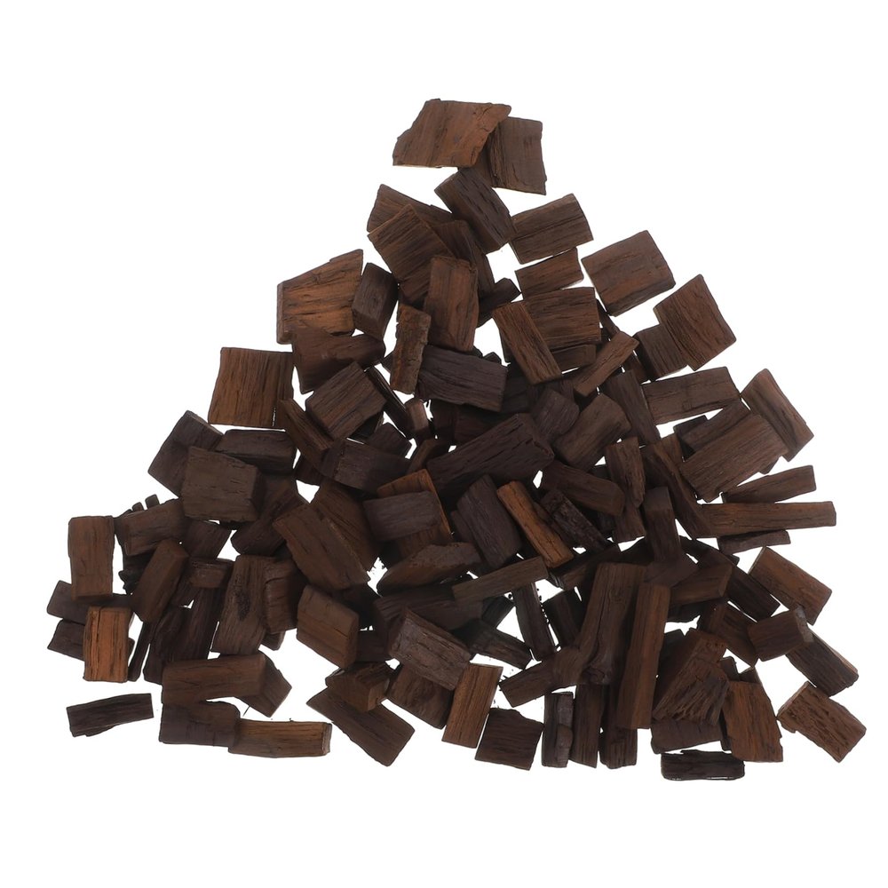 FUNNETOYU 1Pack Heavy Toast Oak Chips for Aging Whiskey and Enhancing Wine Aroma for Home Brewing and Wine Making Supplies Flavor and Quality of Homemade Wine
