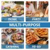 1000 Count Extra Disposable Plastic Tea Spoon White Silverware Reusable Disposable Cutlery, Bulk Heavy Duty Utensils, Great for Celebrations and Everyday Use view 4