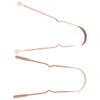 SHERCHPRY U-Shaped Tongue Scraper 2PC Set Adult Oral Care Tool for Cleaning Tongue Coating Portable Cleaner for Fresh Breath and Hygiene view 1
