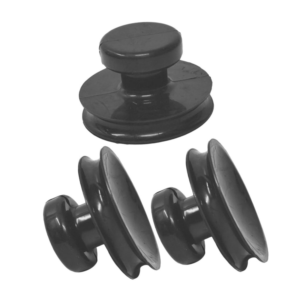 FAVOMOTO 3 pcs Sound Bowl Suction Cups for Meditation Strong Grip Singing Bowl Lifting Handles Sturdy Rubber Suction Cups for Enhanced Stability