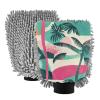 Summer Beach Geometric Car Washing Mitts Microfiber Scratch Free Car Washing Gloves Cleaning Large view 1