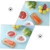 FOMIYES 200pcs Disposable Plastic Food Covers Kitchen Food Storage Preservation Seal Dish Covers for Leftovers for Refrigerator and Outdoor Use view 3