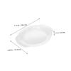 SHINEOFI 1Pc Resistant Glass Microwave Plate Cover Versatile Splatter Guard for Microwaves Ovens and Steamers for Optimal Cooking Performance Durable Construction view 2