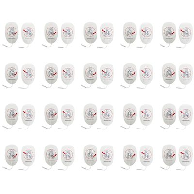 Adult Latex Free Foam AED Replacement Pads for Training Only, 20 Pairs