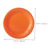 YOSADIER 60Pcs Paper Plates Disposable Party Dinnerware for Showers Weddings Birthdays and More Rainbow Colors Yellow Red Purple Orange Blue Green view 4