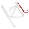 UPKOCH 2pcs Set Quartz Crystal Singing Pyramid and Rod for Music Therapy Meditation Sound Healing Healing Ornaments view 1