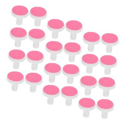 DECHOUS 24Pcs Nail Grinding Heads for Electric Nail Trimmer Safe Replacement Pads for Electric Nail File Easy to Use Sturdy Design for Boy Girl