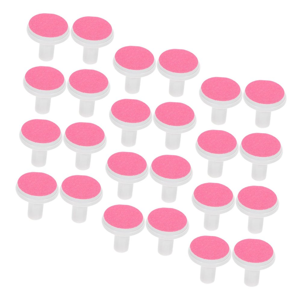 DECHOUS 24Pcs Nail Grinding Heads for Electric Nail Trimmer Safe Replacement Pads for Electric Nail File Easy to Use Sturdy Design for Boy Girl