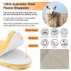 riemot Mens Sheepskin Wool Insoles,100% Australian Wool Fleece,15mm Thick Warm Winter Boot Inserts, Cozy Replacement Insoles for Snow Boots, Work Boots, Slippers & Roomy Shoes Cream EU43/US10 view 4
