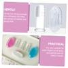 PLAFOPE 9pcs Baby Finger Toothbrush Set Silicone Infant Teeth Brush for 0-3 Years Soft Oral Cleaning Tool with Storage Box for Tender Hygiene and Tongue Cleaning view 3