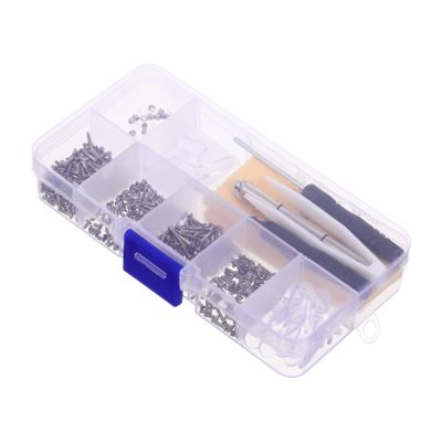 1Set Glasses Repair Tools Kit Eyeglasses Screw Set Durable Supplies for Easy Repairs for Personal and Keep Glasses Secure