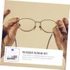 1Set Glasses Repair Tools Kit Eyeglasses Screw Set Durable Supplies for Easy Repairs for Personal and Keep Glasses Secure view 3