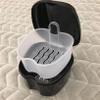 MYXP Denture Bath Case Cup Box Holder Storage Soak Container with Strainer Basket for Travel(Black). view 2