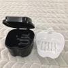 MYXP Denture Bath Case Cup Box Holder Storage Soak Container with Strainer Basket for Travel(Black). view 3