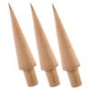 IMIKEYA 3Pcs Wood Ice Cream Cone Molds Multi Function DIY Cone Making Mold for Homemade Ice Cream Treats Kitchen Tool for Family Gatherings and Special Occasions view 1