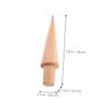 IMIKEYA 3Pcs Wood Ice Cream Cone Molds Multi Function DIY Cone Making Mold for Homemade Ice Cream Treats Kitchen Tool for Family Gatherings and Special Occasions view 2