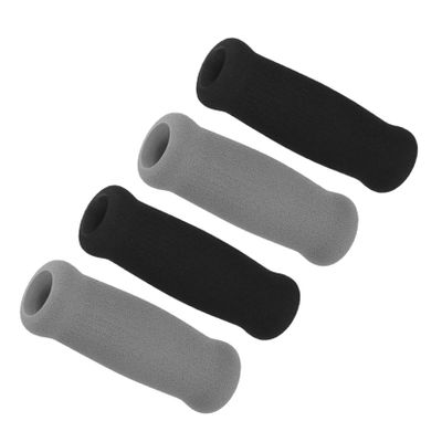 GANAZONO 4Pcs Non Slip Crutch Handle Grips Thickened Skid Covers for Elderly Mobility Compatible with Standard Walking Stick Handles and Shopping Baskets Easy to Install