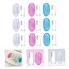 Healeved 9Pcs Silicone Finger Toothbrush Newborn Oral Massager with Storage Boxes Teething Brush for Gentle Tooth Cleaning for Years Old view 3