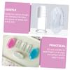 Healeved 9Pcs Silicone Finger Toothbrush Newborn Oral Massager with Storage Boxes Teething Brush for Gentle Tooth Cleaning for Years Old view 4