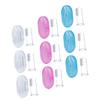 OUNONA 9pcs Baby Finger Toothbrush Set Food-Grade Silicone Infant and Toddler Oral Care Soft and Safe for 0-3 Years Includes Storage Box for Teething Babies view 1