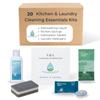 Air bnb Essentials for Hosts, Kitchen & Laundry Amenities - Dish Soap, Dishwasher Tablets, Kitchen Sponge & Travel Laundry Detergent, Pre-Packed in Premium Boxed Amenity Kits, 20 Kits - 120 pcs view 1