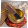 FRCOLOR Handcrafted Tibetan Singing Bowl Mallet Wooden Striker for Meditation Sound Bowls Healing Music Instrument and Zen Practice view 3