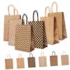 WOFASHPURET 12Pcs Kraft Paper Bags with Handles Stylish Brown Paper Bags for Gifting Shopping and Parties Lightweight and Convenient for Multiple Occasions view 1