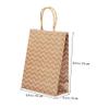 WOFASHPURET 12Pcs Kraft Paper Bags with Handles Stylish Brown Paper Bags for Gifting Shopping and Parties Lightweight and Convenient for Multiple Occasions view 2