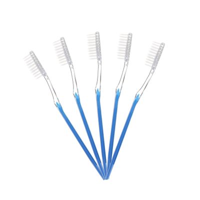 FRCOLOR 30Pcs Disposable Travel Toothbrush Soft Bristle Brushes for Home the Go Convenient for Trips and Travel