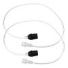 Anneome 2Pcs Cupping Vacuum Pump Tube Flexible Hose for Home Cupping Massage Compact Design for Easy Storage Compatible with Cupping Devices Vacuum Cupping Accessory view 1