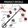 Telescopic Brush with Water Connection,Window Squeegee with Telescopic Rod,Conservatory Cleaning Set with Photovoltaic Cleaner Telescopic Rod Window,Patio Roof,Solar 55CM,5.4M view 2