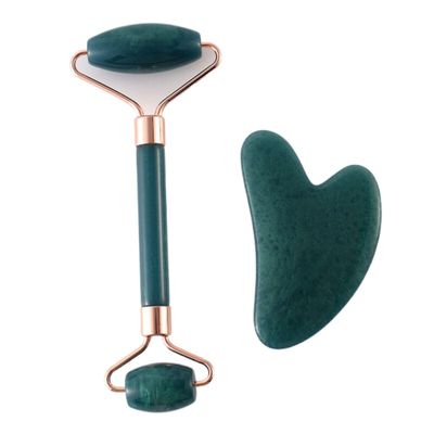 Piegricdiat Portable Massager Guasha Back Massage Roller Stick, Gua Sha Facial Back Shoulder Massager