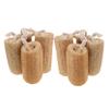 GLEAVI 8Pcs Natural Loofah Sponge Dishwashing Scrubbers Exfoliating Kitchen Cleaning Pads with Convenient Hanging Rope for Stain Removal and Safe Surface Use view 1