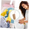 GLEAVI 8Pcs Natural Loofah Sponge Dishwashing Scrubbers Exfoliating Kitchen Cleaning Pads with Convenient Hanging Rope for Stain Removal and Safe Surface Use view 3