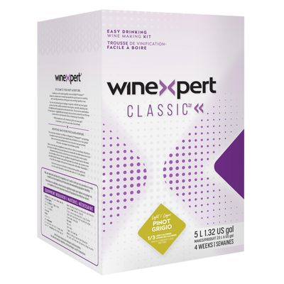 Classic Winexpert Light Pinot Grigio Wine Making Ingredient Kit