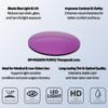 Medspex M Readers 105 Color Therapy Reading Glasses +4.50 Black/Passion Purple Unisex Fluorescent Light Sensitivity Chromotherapy Chakra Healing view 4