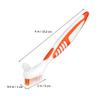 CTIRCHIU 8Pcs Double Sided Denture Brushes for Efficient Cleaning Compact Travel Toothbrushes Blue Green Purple and Orange Design for Denture Care view 2