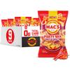 Mac's Hot & Spicy Pork Skins Party Mix - Hot & Spicy Flavored Chicharrones Pork Rinds - Party Snack - 4oz (9-Pack Party Mix) view 1
