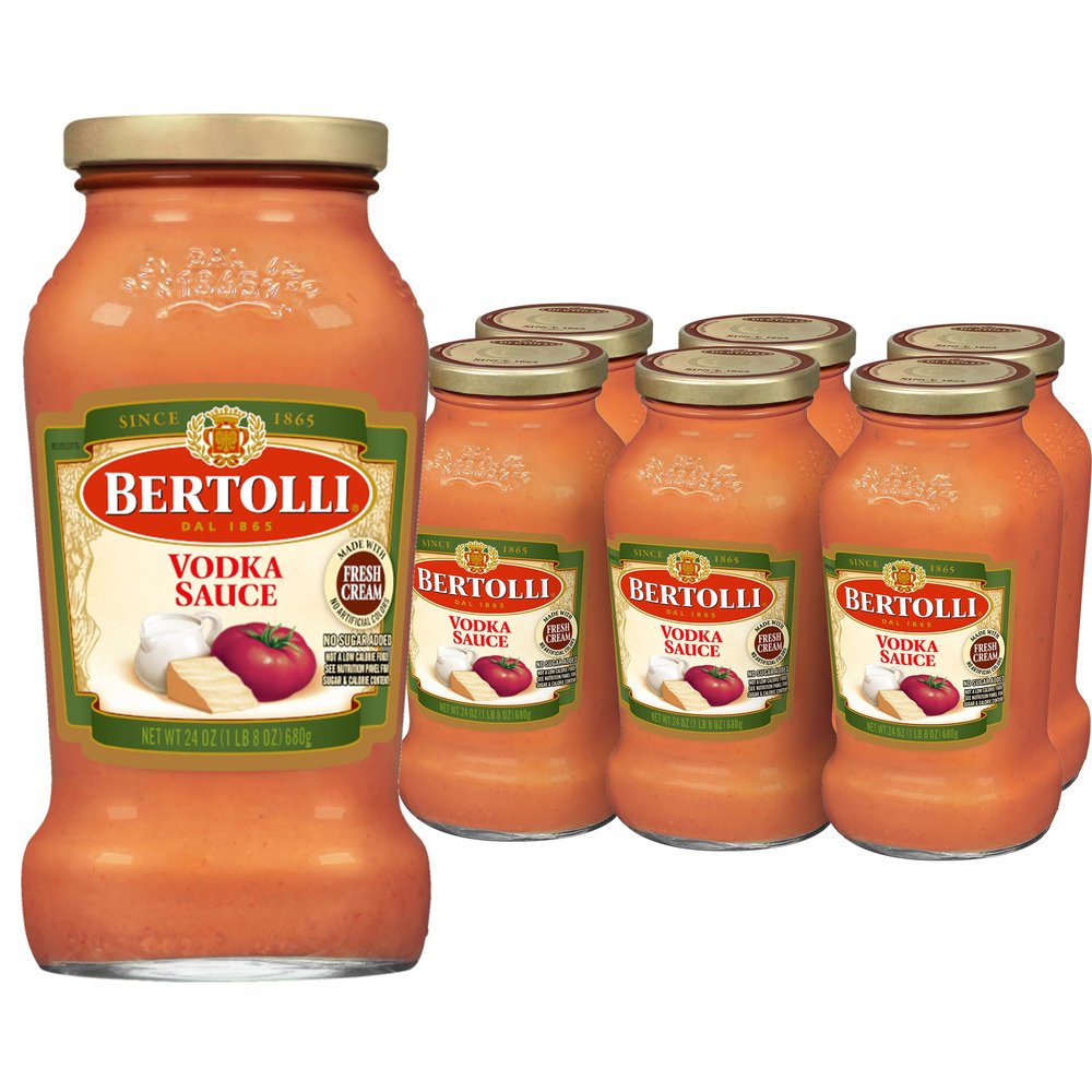 Bertolli Pasta Vodka Sauce, Rose Spaghetti Sauce, 24 oz (Pack of 6)