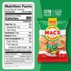 Mac's Tajin Chili Lime Fried Pork Skins - Tajin Chili Lime Flavored Chicharrones Pork Rinds - Low Carb, Gluten-Free, Keto-Friendly Snack- 3oz (12-Pack) view 4