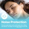 Whisper Ear Plugs (14 pcs) | Soft Silicone | Reusable Silicone Ear Plugs for Swimming, Sleep, Travel, Noise & Snoring | Moldable Comfort Fit Wax Earplugs for Sleep | Waterproof Swim Ear Plugs Adults view 3