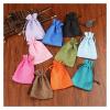 SOFXnng 50pcs/Lot 7x9 9x12 10x14 13x18 15x20cm Jute Bags Drawstring Pouch Cotton Linen Packaging Bags Storage Bag for Party(Color 17,7x9cm) view 4